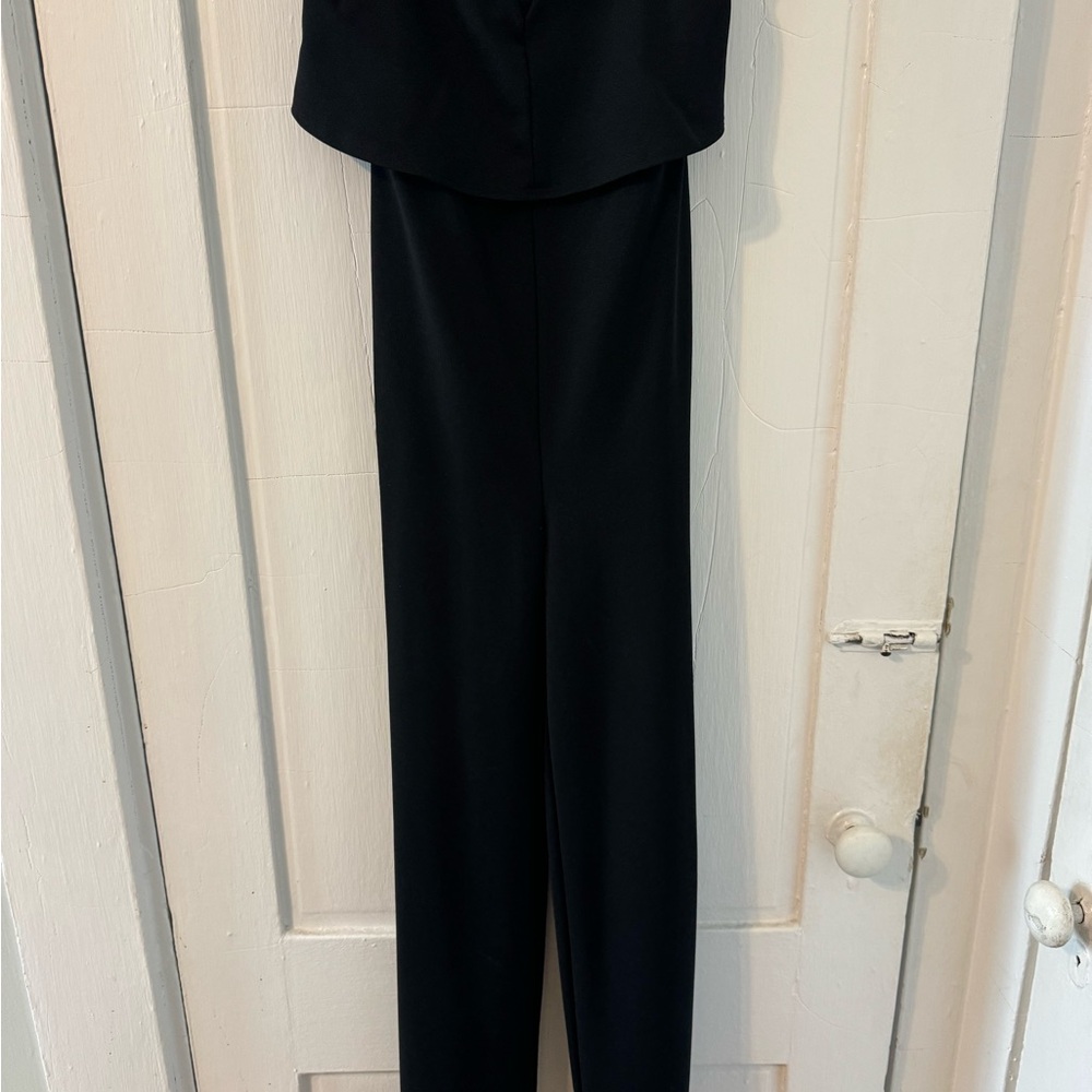 Lulu's Black Women's Strapless Jumpsuit